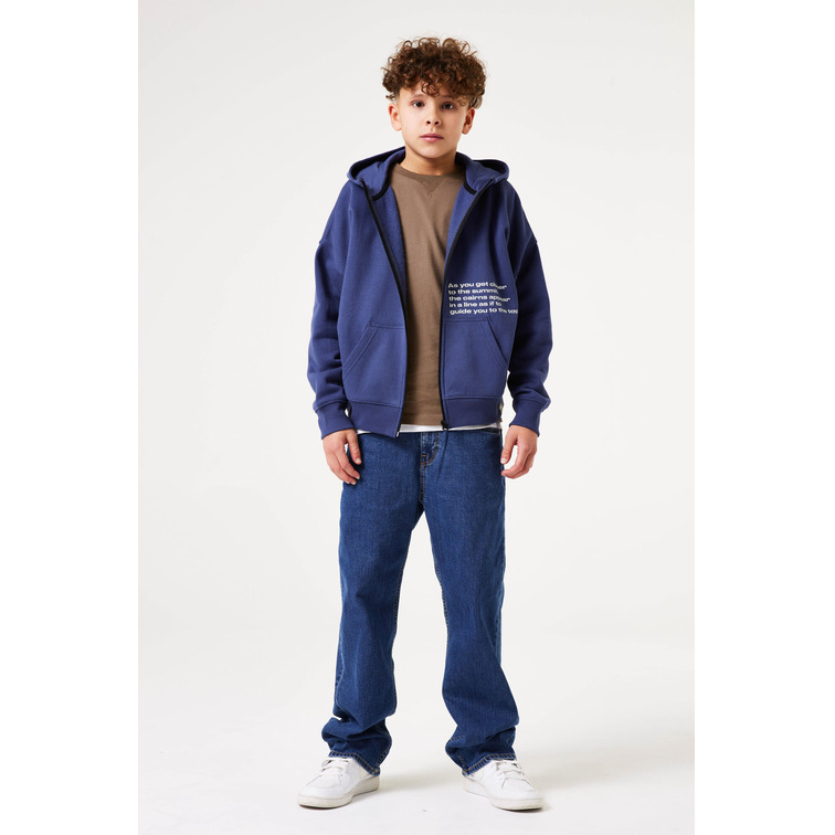 SUDADERA CON CAPUCHA NIÑO GARCIA JEANS CIERRE CREMALLERA