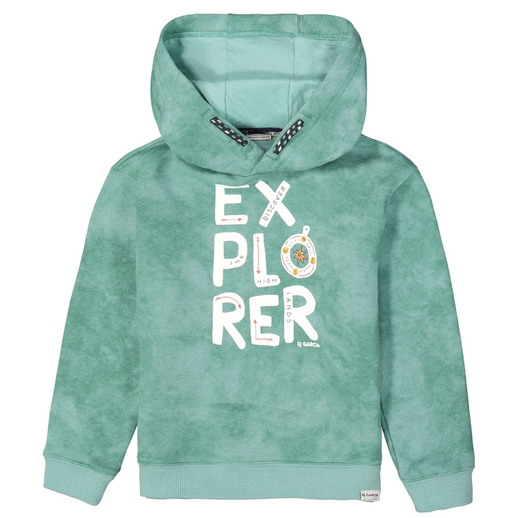 SUDADERA CON CAPUCHA NIÑO GARCIA JEANS ESTAMPADO ALL OVER