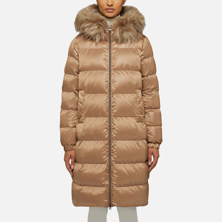 ABRIGO LARGO ACOLCHADO MUJER GEOX BACKSIE
