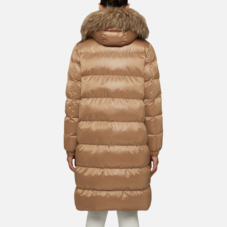 ABRIGO LARGO ACOLCHADO MUJER GEOX BACKSIE