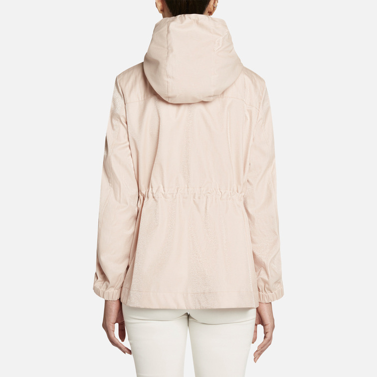 PARKA IMPERMEABLE DE ACABADO BRILLANTE MUJER GEOX ROOSE