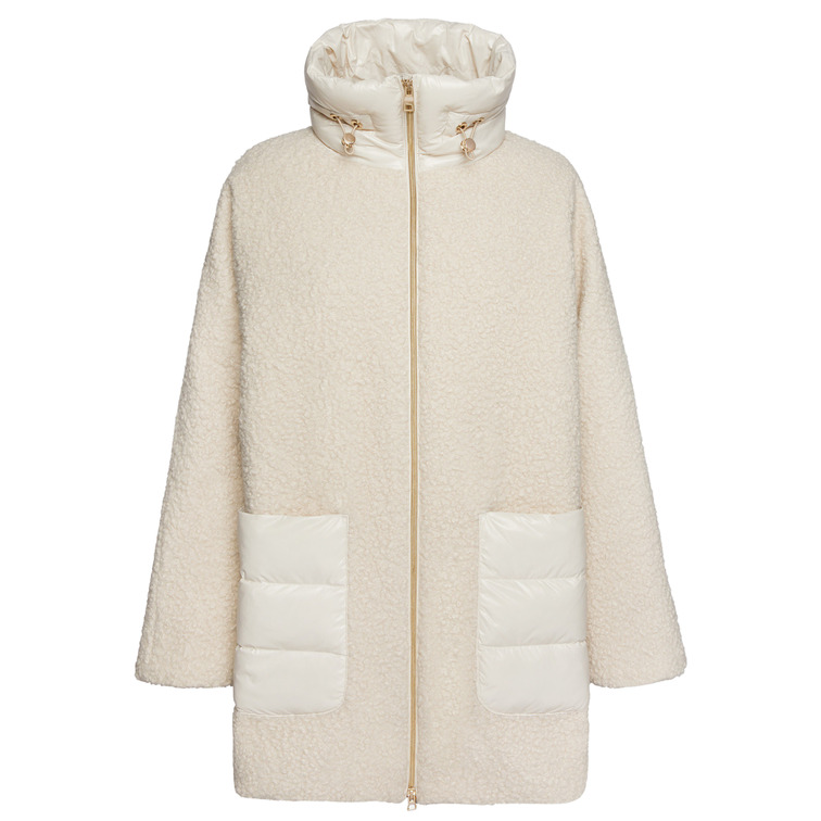 ABRIGO OVERSIZE EN TEJIDO BLOUCLE MUJER GEOX CALITHE