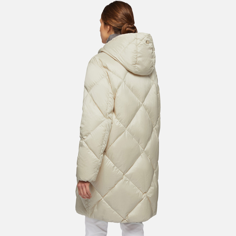 ABRIGO LARGO ACOLCHADO MUJER GEOX TAHINA