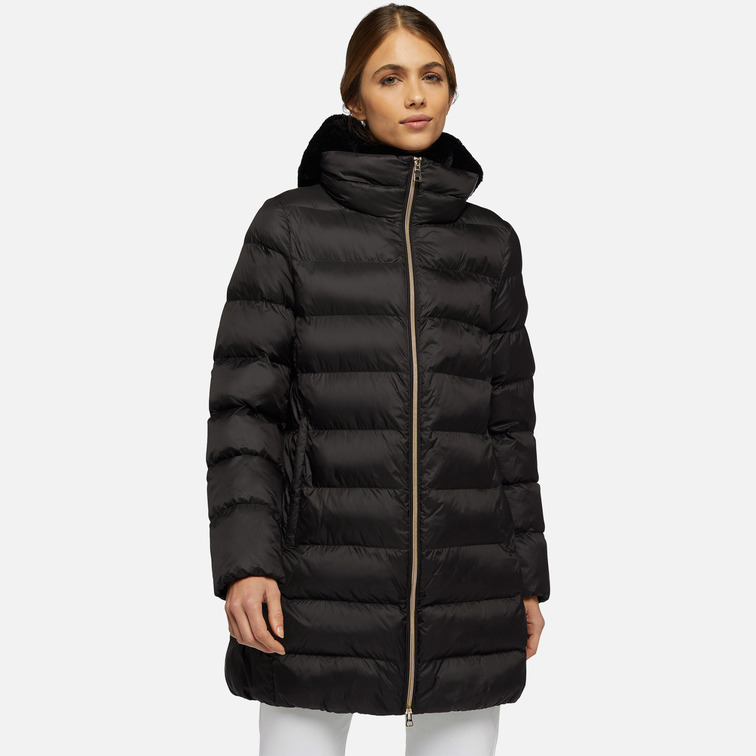 ABRIGO LARGO ACOLCHADO MUJER GEOX DESYA