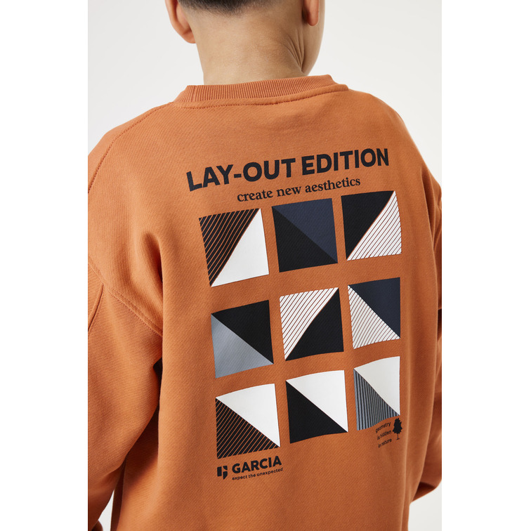 SUDADERA NIÑO GARCIA JEANS ESTAMPADO ESPALDA