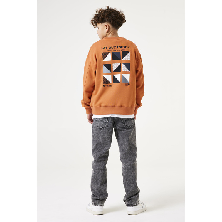 SUDADERA NIÑO GARCIA JEANS ESTAMPADO ESPALDA