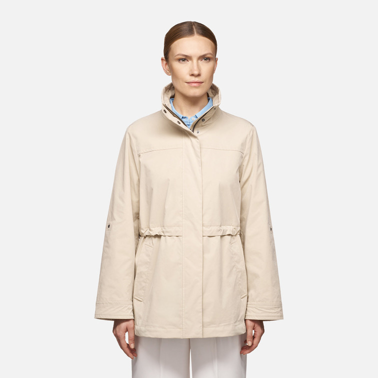 CHAQUETA LARGA MUJER GEOX REPELENTE AL AGUA