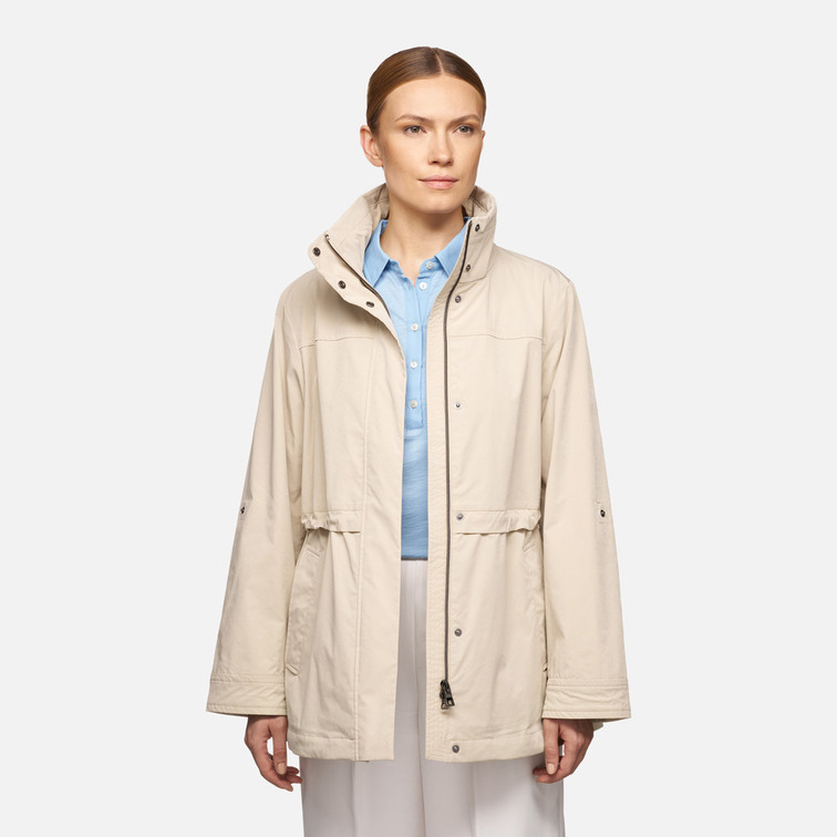 CHAQUETA LARGA MUJER GEOX REPELENTE AL AGUA