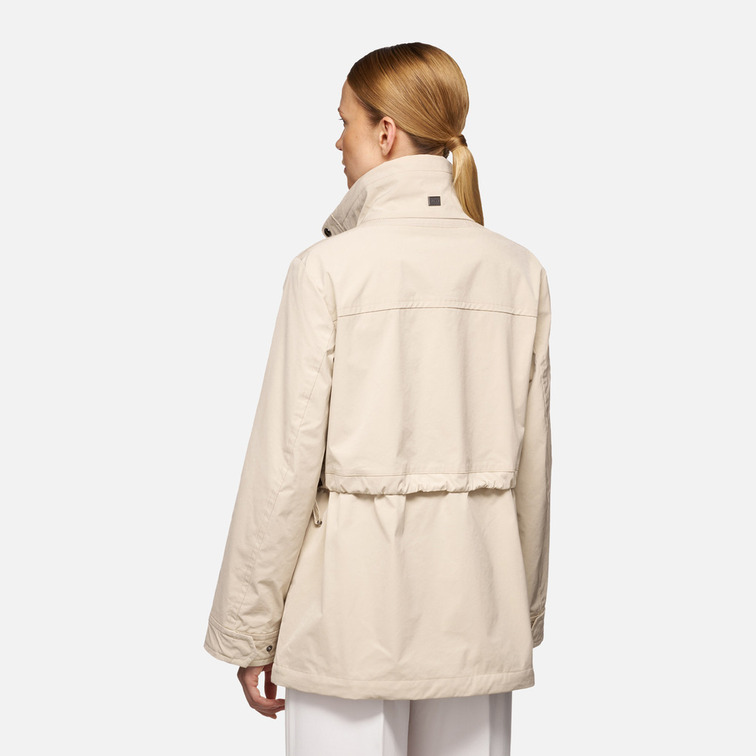 CHAQUETA LARGA MUJER GEOX REPELENTE AL AGUA