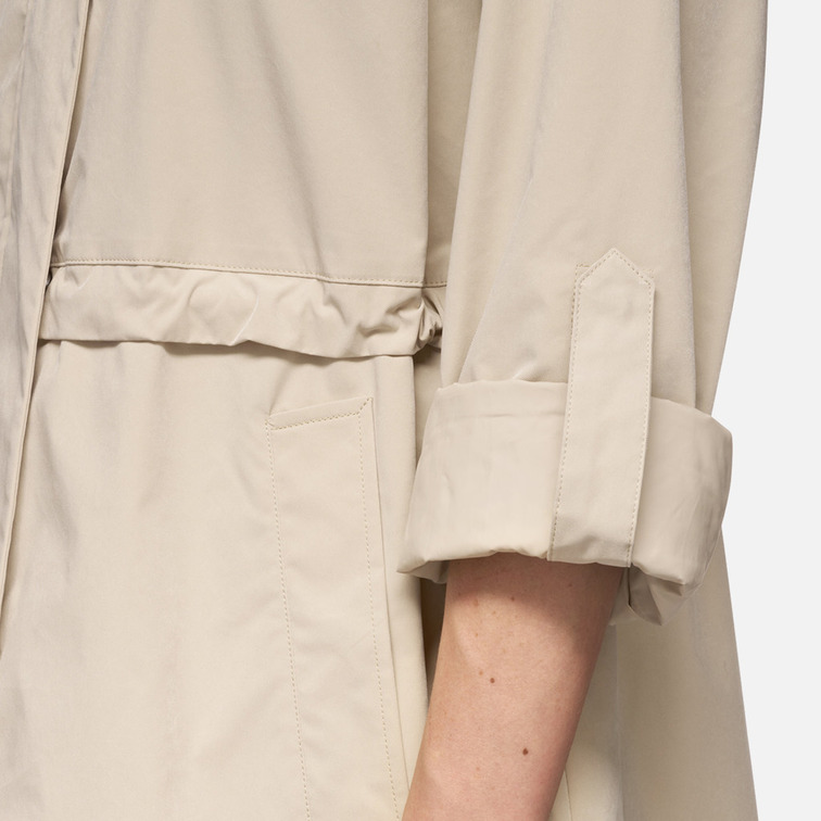 CHAQUETA LARGA MUJER GEOX REPELENTE AL AGUA