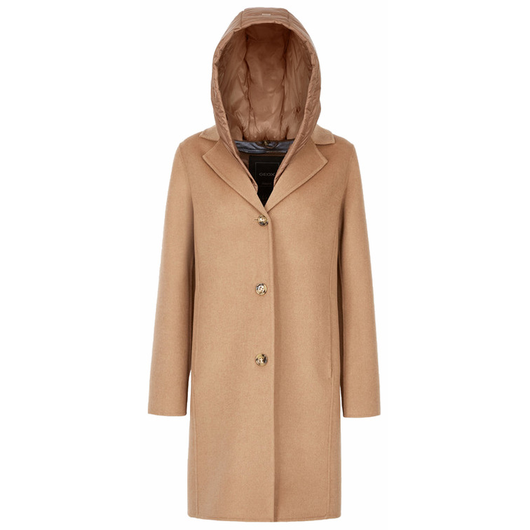 ABRIGO MUJER  GEOX W RAWELLE LONG COAT