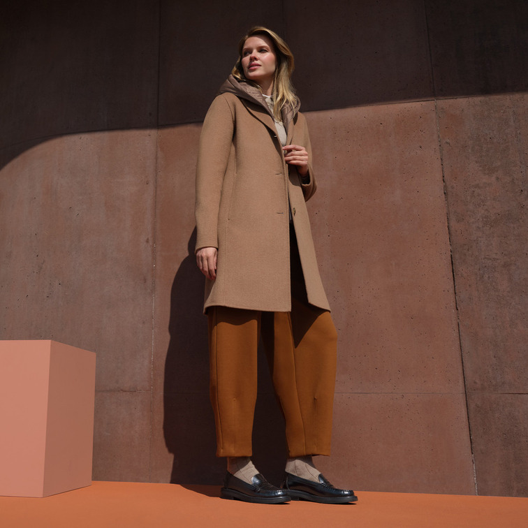 ABRIGO MUJER  GEOX W RAWELLE LONG COAT