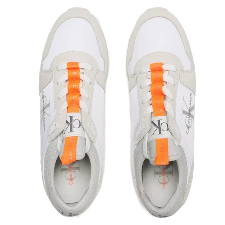 Calvin Klein Jeans - Zapatillas Blancas para Hombre - Retro Runner White