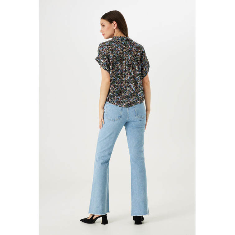 CAMISA DE MANGA CORTA CON ESTAMPADO FLORAL MUJER GARCIA JEANS