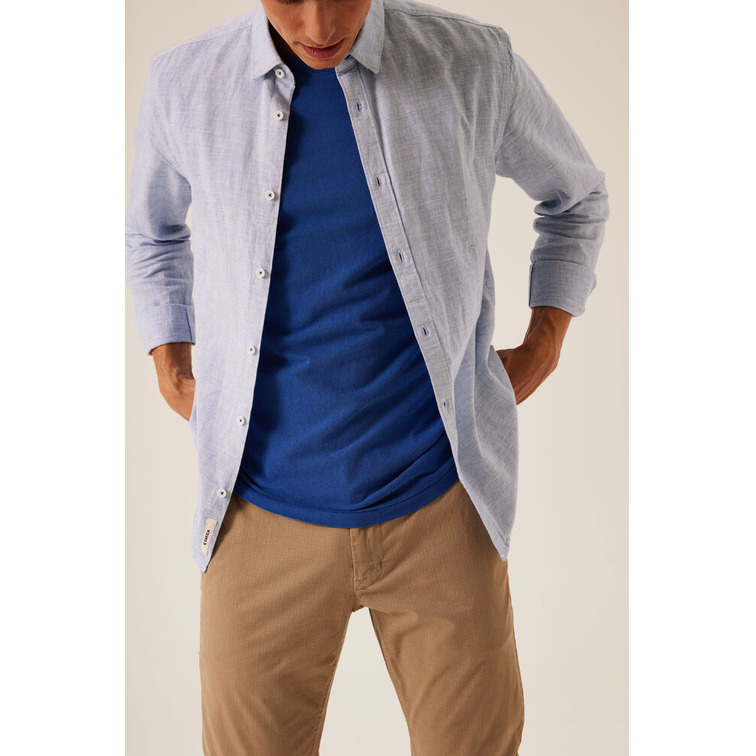 CAMISA EN MEZCLA DE LINO HOMBRE GARCIA JEANS