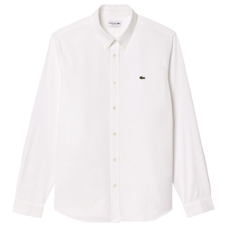CAMISA LISA EN ALGODÓN PREMIUM HOMBRE LACOSTE