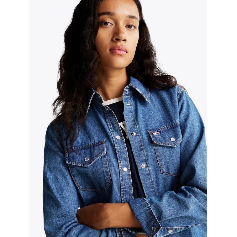 CAMISA VAQUERA MUJER TOMMY JEANS FIT REGULAR