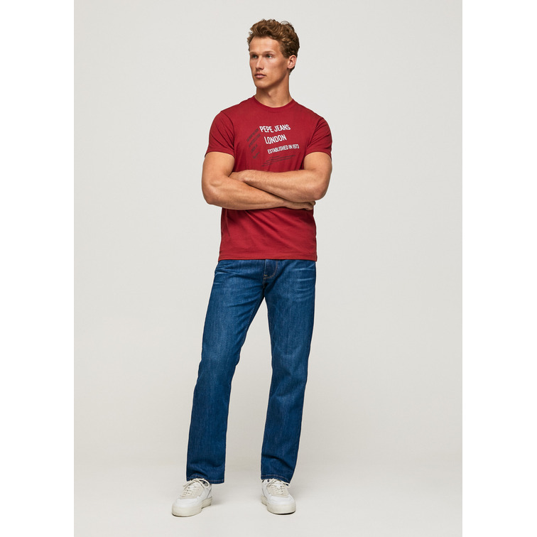 CAMISETA ESTAMPADA DE ALGODÓN HOMBRE PEPE JEANS TIMOTHEO