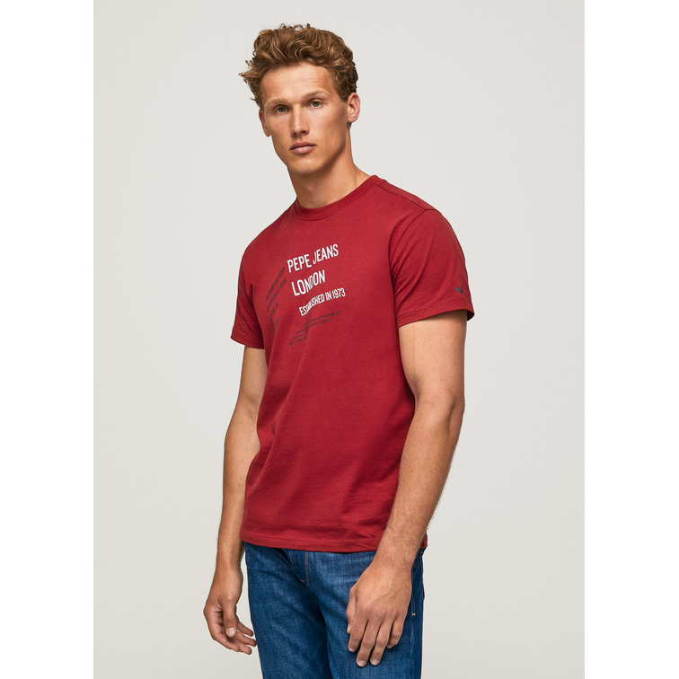 CAMISETA ESTAMPADA DE ALGODÓN HOMBRE PEPE JEANS TIMOTHEO