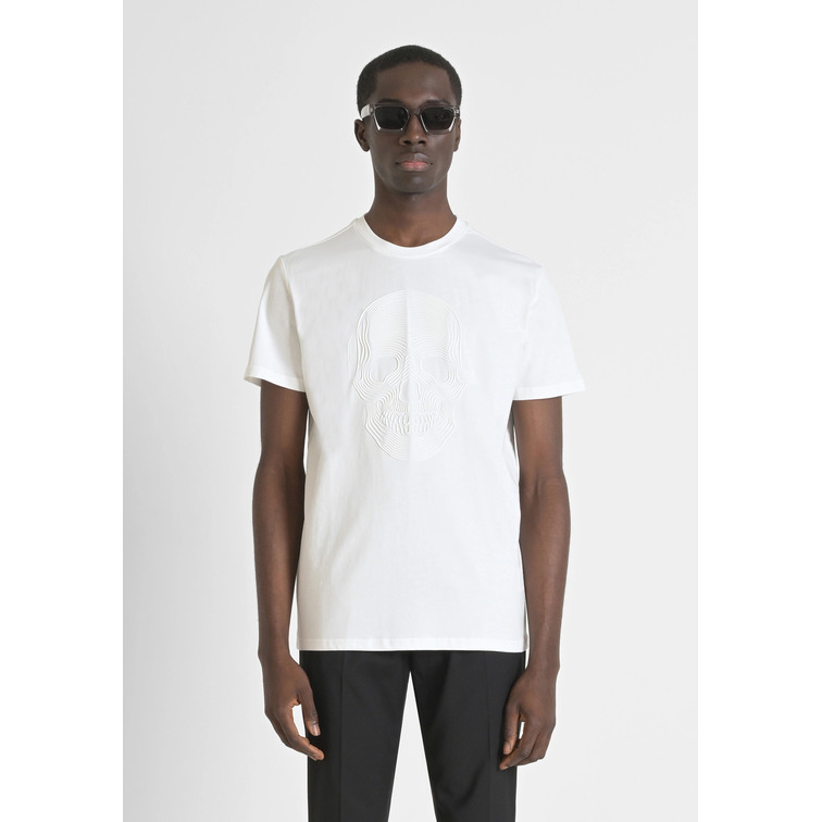 CAMISETA HOMBRE ANTONY MORATO ESTAMPADO CALAVERA FIT REGULAR