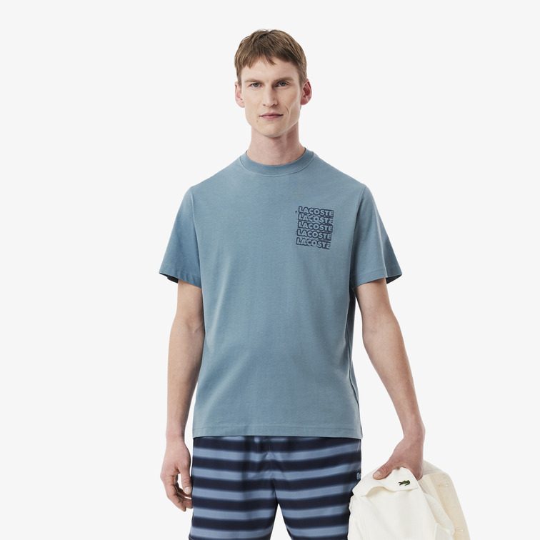 CAMISETA HOMBRE LACOSTE DE PUNTO JERSEY DE ALGODÓN