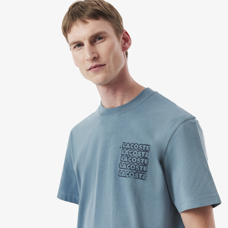 CAMISETA HOMBRE LACOSTE DE PUNTO JERSEY DE ALGODÓN