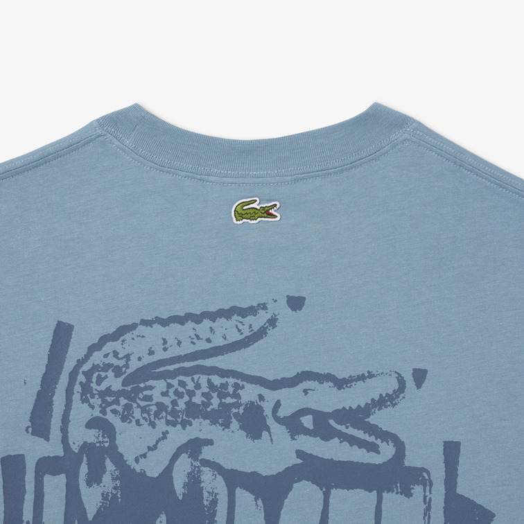 CAMISETA HOMBRE LACOSTE DE PUNTO JERSEY DE ALGODÓN