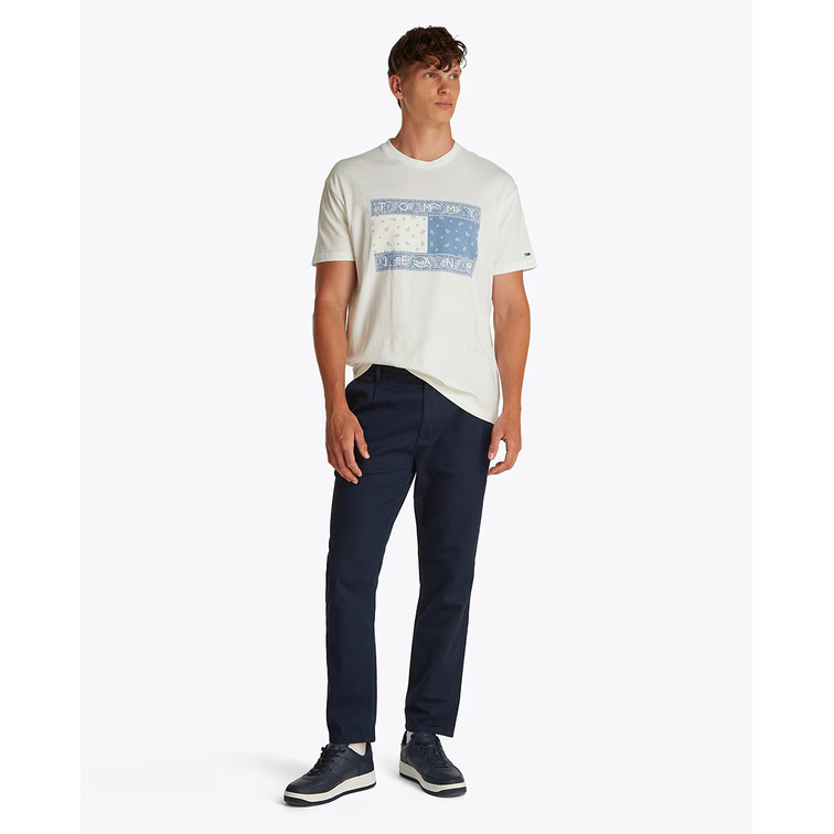 CAMISETA HOMBRE TOMMY JEANS LOGO CACHEMIR FIT HOLGADO