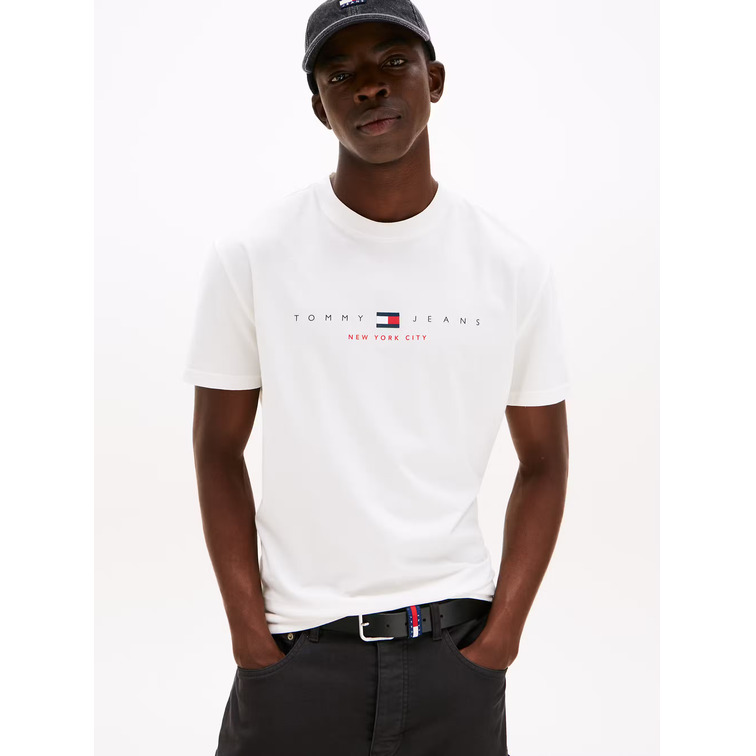 CAMISETA HOMBRE TOMMY JEANS LOGO LINEAL FIT REGULAR