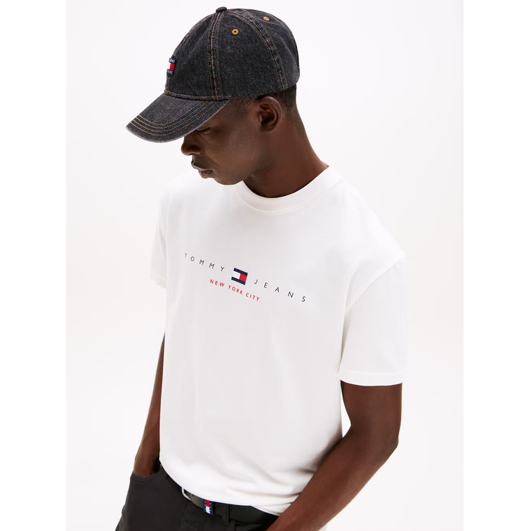 CAMISETA HOMBRE TOMMY JEANS LOGO LINEAL FIT REGULAR