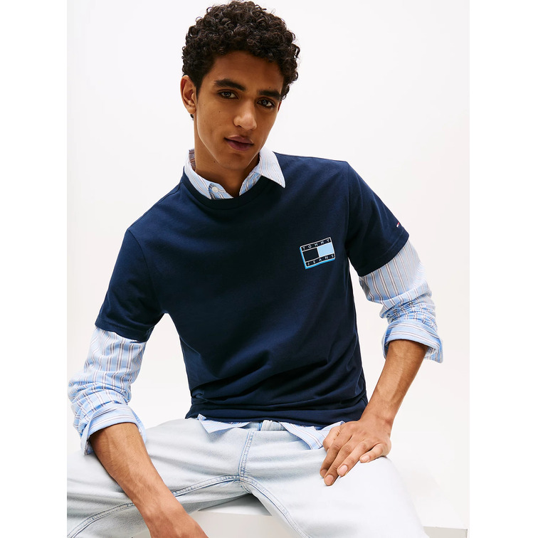 CAMISETA HOMBRE TOMMY JEANS LOGO TONAL FIT SLIM