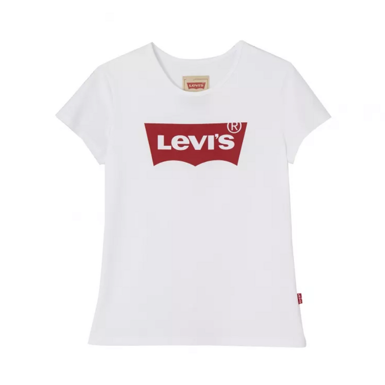 CAMISETA NIÑA LEVIS JUNIOR LOGO ESTAMPADO