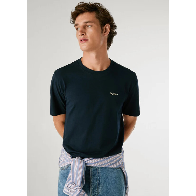 CAMISETA LOGO BORDADO HOMBRE PEPE JEANS FIT REGULAR