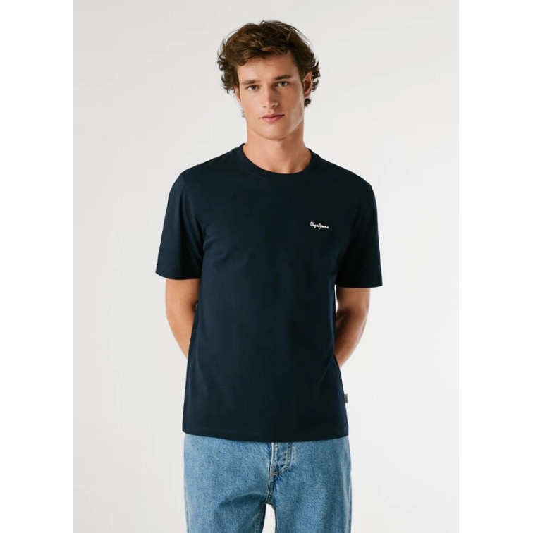 CAMISETA LOGO BORDADO HOMBRE PEPE JEANS FIT REGULAR