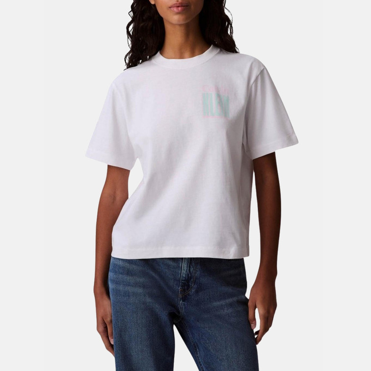 CAMISETA MUJER CALVIN KLEIN FIT BOXY
