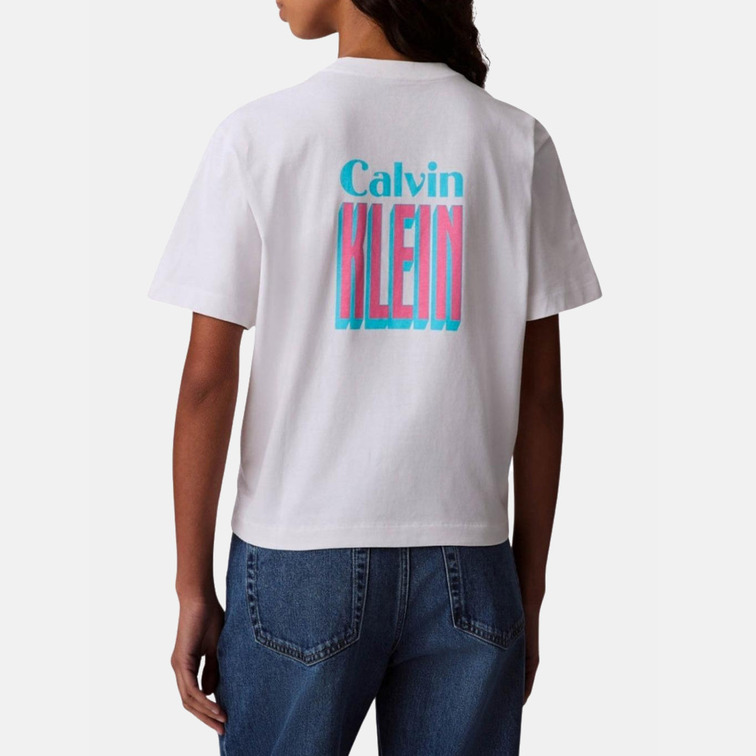 CAMISETA MUJER CALVIN KLEIN FIT BOXY