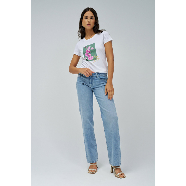 CAMISETA MUJER SALSA JEANS ESTAMPADO FLORAL