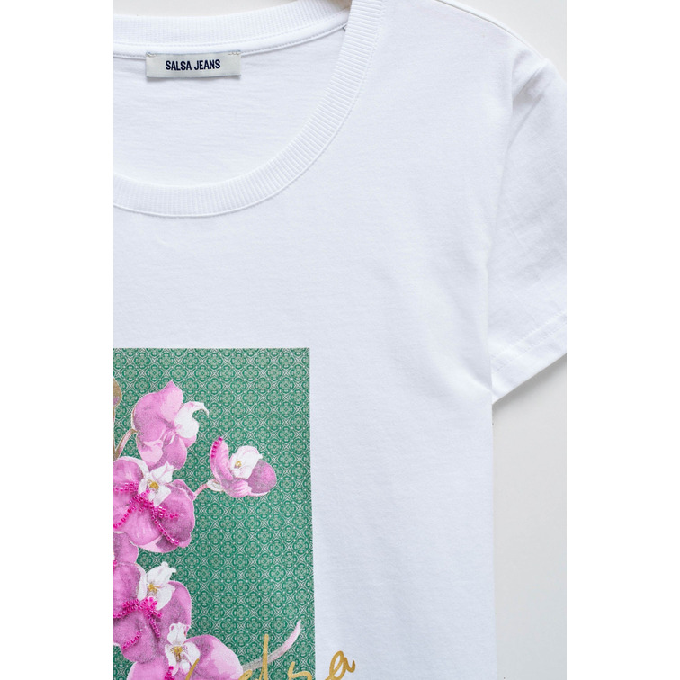CAMISETA MUJER SALSA JEANS ESTAMPADO FLORAL