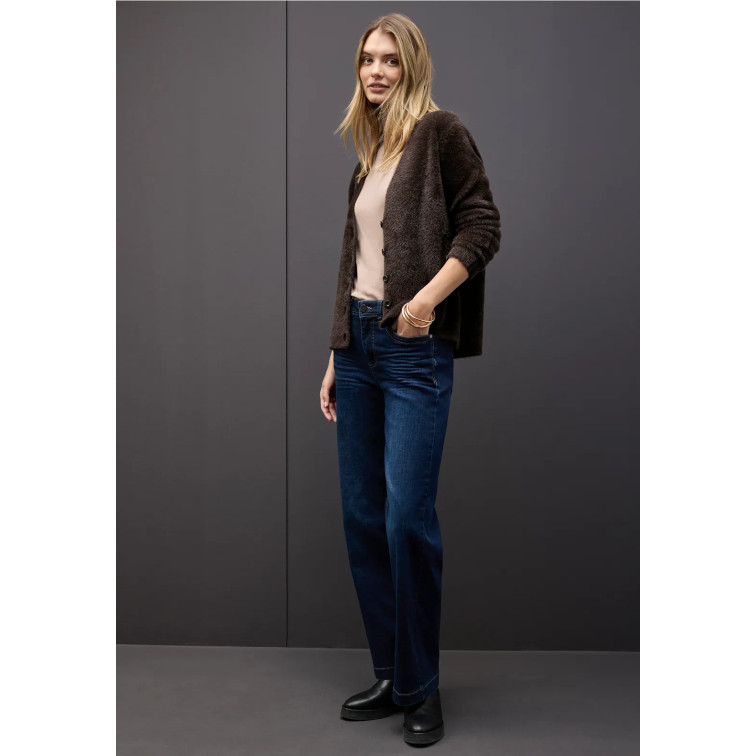 CÁRDIGAN PUNTO SUAVE MUJER STREET ONE CUELLO PICO