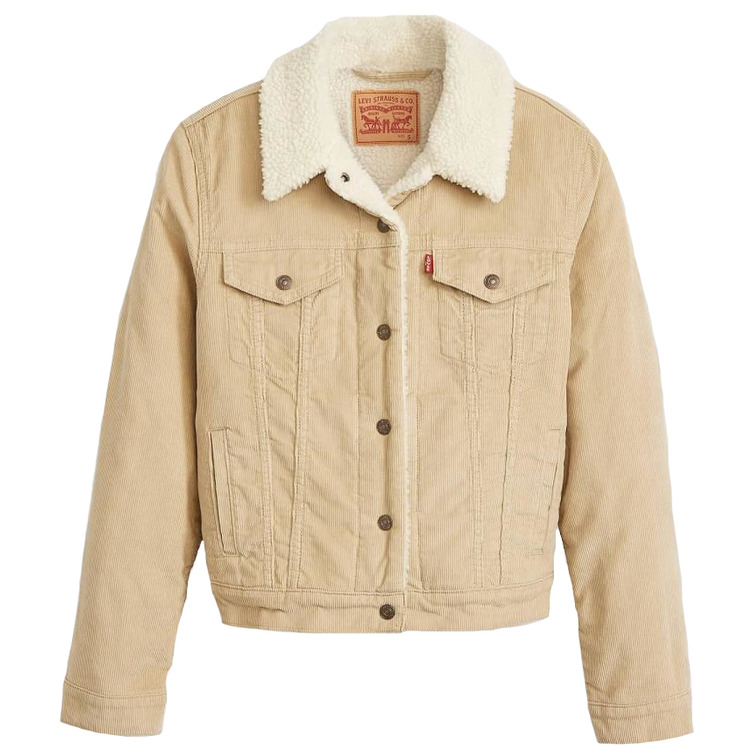 CAZADORA TRUCKER MUJER LEVIS DE PANA ORIGINAL SHERPA
