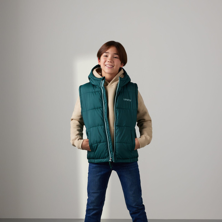 CHALECO INFANTIL LEVIS JUNIOR CON CAPUCHA TALLAJE ADOLESCENTE