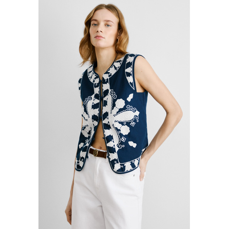CHALECO MUJER PEPE JEANS MOTIVO ETNICO