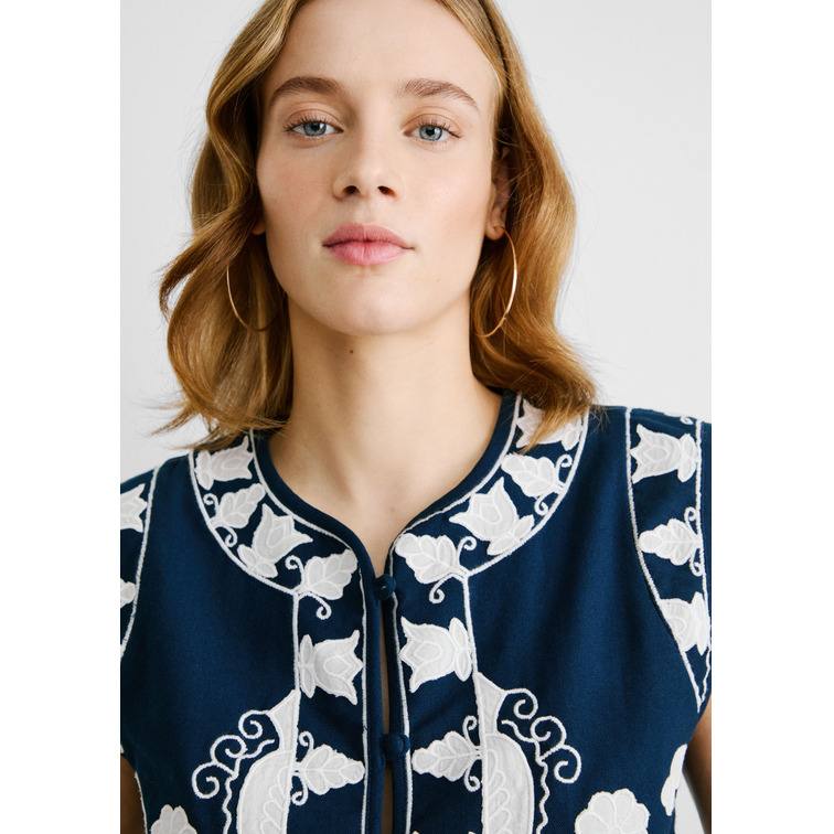 CHALECO MUJER PEPE JEANS MOTIVO ETNICO