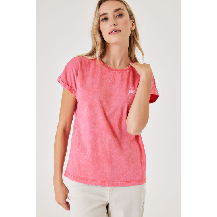 CAMISETA LAVADO ACID WASH MUJER GARCIA JEANS