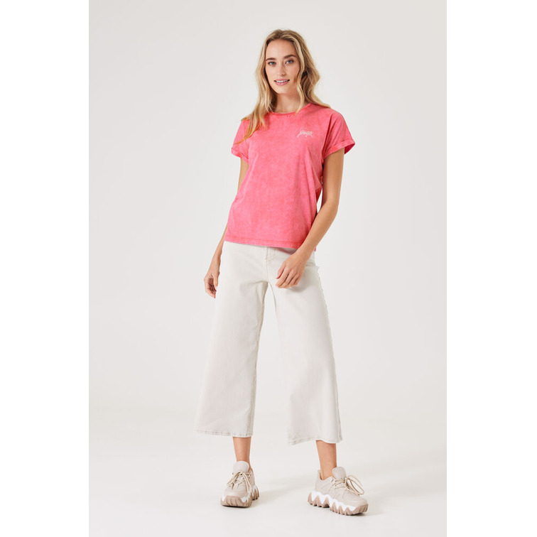 CAMISETA LAVADO ACID WASH MUJER GARCIA JEANS
