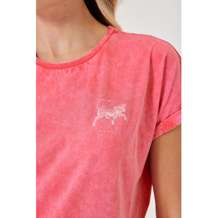 CAMISETA LAVADO ACID WASH MUJER GARCIA JEANS