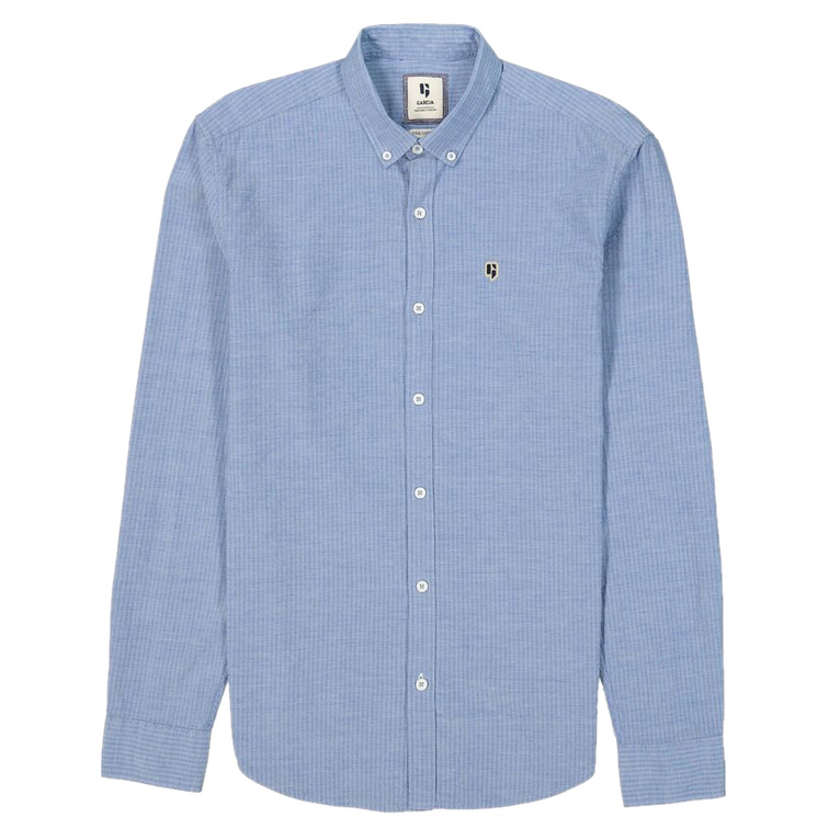 CAMISA DE ALGODÓN SEERSUCKER HOMBRE GARCIA JEANS