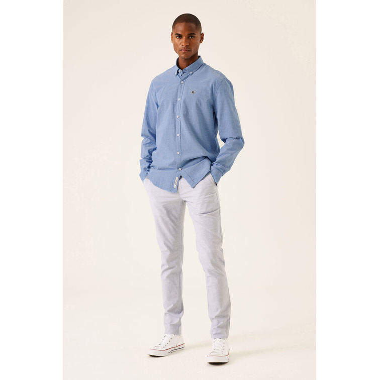 CAMISA DE ALGODÓN SEERSUCKER HOMBRE GARCIA JEANS