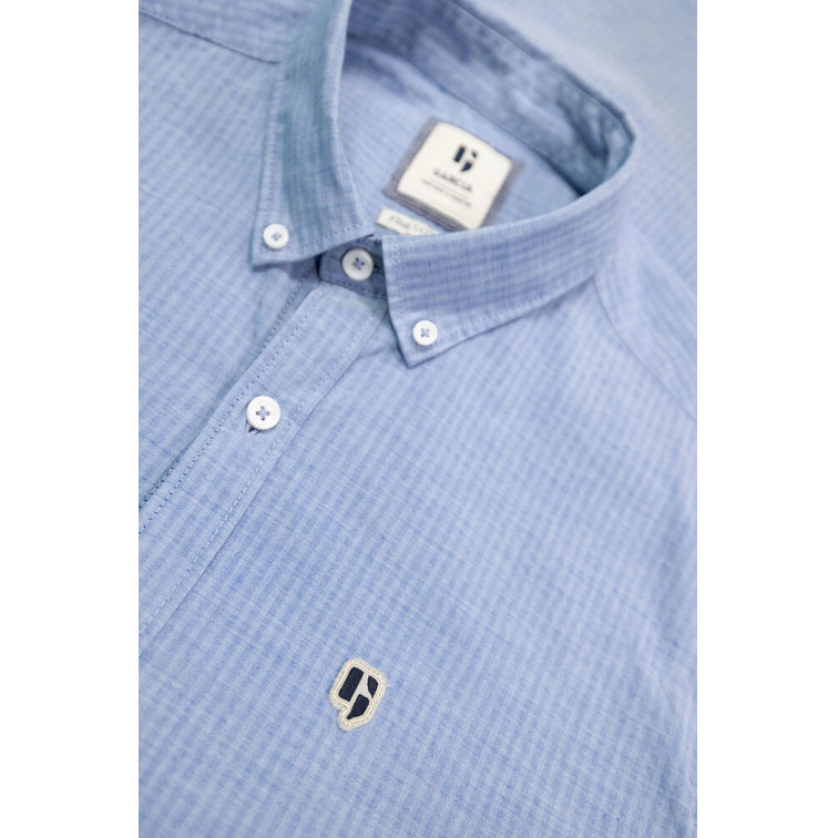CAMISA DE ALGODÓN SEERSUCKER HOMBRE GARCIA JEANS