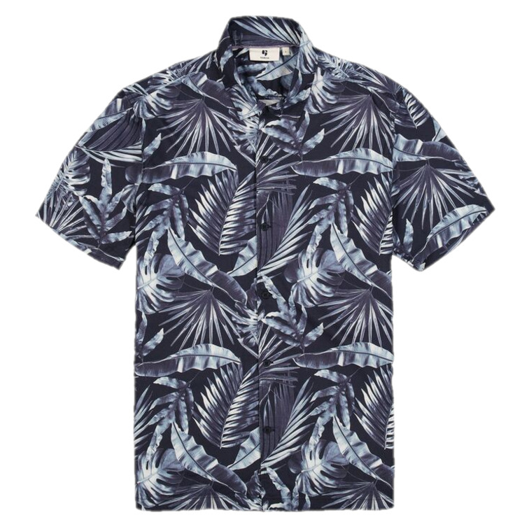 CAMISA DE MANGA CORTA EN MEZCLA DE VISCOSA HOMBRE GARCIA JEANS